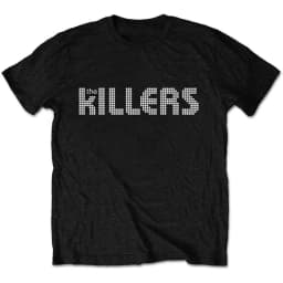 The Killers Dot Matrix Logo Print Cotton T-Shirt Indie Rock New Wave Streetwear Unisex Crew Neck Short Sleeve Tee