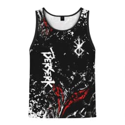New Stylish Men's Fitness Vests Anime Berserk 3D Printed Sleeveless Tank Top Summer Oversized Gym Muscle Men Sports Top Clothing