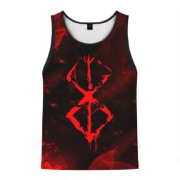 New Stylish Men's Fitness Vests Anime Berserk 3D Printed Sleeveless Tank Top Summer Oversized Gym Muscle Men Sports Top Clothing