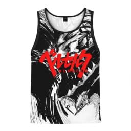 New Stylish Men's Fitness Vests Anime Berserk 3D Printed Sleeveless Tank Top Summer Oversized Gym Muscle Men Sports Top Clothing