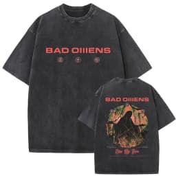 Washed Vintage Bad Omens Do You Feel Love Tour 2026 Graphic T Shirt Men Women Clothing Retro Rock Gothic Metal Street T-shirts