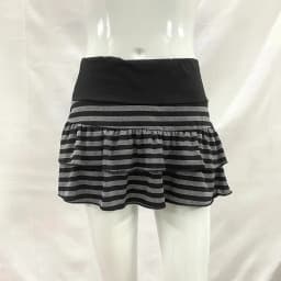 Spring Y2K Japanese Korean Sweet Style Short Skirt Trend Sexy Fashionable Striped Contrasting A-Line Skirt for Women