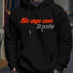 2026 Men's Casual Hoodie with Eye-catching Pattern "SNAP ON TOOLS" Regular Style Hoodie