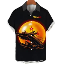 Summer Vegeta Theme Hawaiian Shirt Men Dragon Ball Shirt Men Clothes Fashion Tops