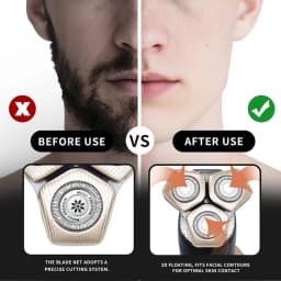 Professional SH71/50 Replacement Shaving Heads Compatible with Philips Shavers Series S5000 (S5XXX) S7000 (S7XXX)