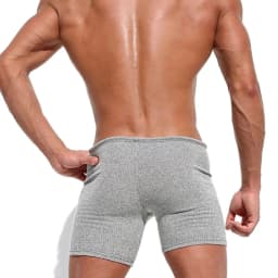 Summer Men's Casual Breathable Drawstring Shorts Solid-color Swimwear for Running Sports Surfing Beach And Vacation