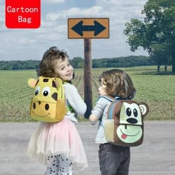 Cute Zoo Baby Backpack Super Light Kindergarden School Bags Gift