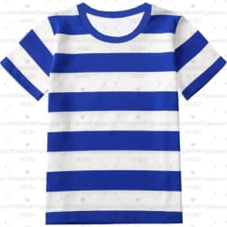 Girl's T-Shirt Rainbow Stripe Summer Casual Short Sleeve Tees Round Neck Kids Top Outdoor Adult Children's Clothing T-shirt