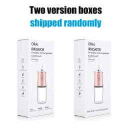 2026 New Model Oral Irrigator Portable Dental Water Flosser USB Rechargeable Water Jet Floss Tooth Pick 4 Jet Tip 220ml 3 Modes