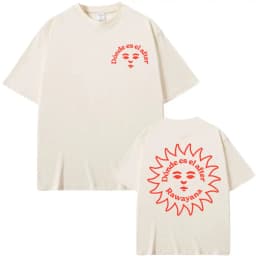 Rawayana Donde Es El After Album Print T-shirts Men's Clothes Fashion Hip Hop T Shirt High Quality Casual Short Sleeves T Shirts