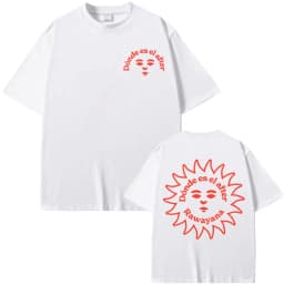 Rawayana Donde Es El After Album Print T-shirts Men's Clothes Fashion Hip Hop T Shirt High Quality Casual Short Sleeves T Shirts