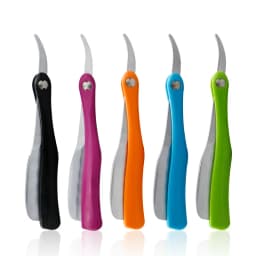 Japanese Manual Folding Hair Razor Holder Stainless Steel Shaving Eyebrow Knife for Feather Blade Hairdressing Tool