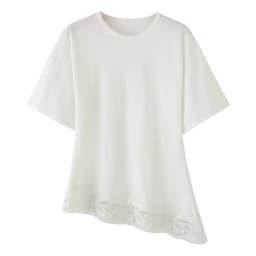KONDALA Streetwear Casual Chic Women Top Lace Asymmetrical Short Sleeve O-Neck Top Fashion 2026 Summer Spring Holiday ElegantTop