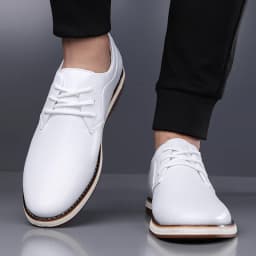 Men's Solid-Color Striped Business Formal Shoe Fashionable And Comfortable Oxford Shoe New Autumn Winter Casual Dress Party Shoe