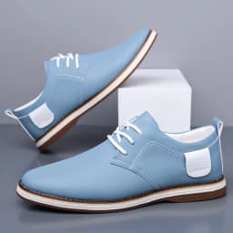 Men's Solid-Color Striped Business Formal Shoe Fashionable And Comfortable Oxford Shoe New Autumn Winter Casual Dress Party Shoe