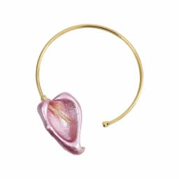 Simple Bohemian 3D Flower Metal Choker Leaf Gold Flower Necklace Adjustable Personalized Geometric Circular Collar Women