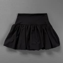 Women High Waist Bubble Hem Tennis Skort Built-in Liner Shorts Quick Dry Soft Breathable Fitness Running Sports Skirt