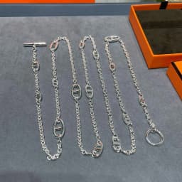 Trendy Multi-Wear Silver Chain Necklace for Women Versatile Waist Belt, Bag Strap and Layered Choker Jewelry
