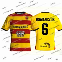 New 25/26 Białystok Football Match Jersey Polish Football T-shirt Jagiellonia Pululu 10 Football Jersey T-shirt Kids T-shirt