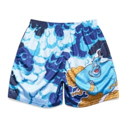 Potdemiel Aladdin Retro Genie Cartoon All Over Print Adult Kids Athleisure Shorts Family Summer Quick-drying Soft Comfy Stylish