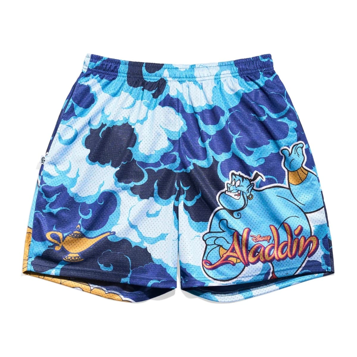 Potdemiel Aladdin Retro Genie Cartoon All Over Print Adult Kids Athleisure Shorts Family Summer Quick-drying Soft Comfy Stylish