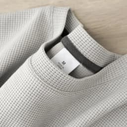 Men's Summer Waffle Round Neck Short Sleeve T-Shirt Comfortable Breathable Short-Sleeved Top for Casual Wear Oversized T Shirt