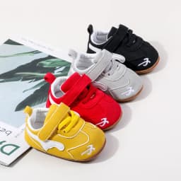 Hot Selling Baby Unisex First Walking Toddler Shoes For 0-18 Months Fashion Design Three Colors High Quality Baby Sneaker