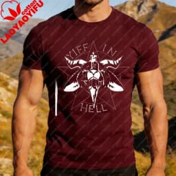 Yiff in Hell T-Shirt Wildness and Rebellion Furry Lover Shirt Subculture Gothic Style Fluffy Tshirt Men Women Unisex Fashion Tee