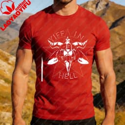 Yiff in Hell T-Shirt Wildness and Rebellion Furry Lover Shirt Subculture Gothic Style Fluffy Tshirt Men Women Unisex Fashion Tee