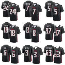 26 Summer Adult Atlanta American Football Jersey Rugby Jersey Sportswear Training Jersey T Shirt Men Women Outdoor Sport T-Shirt
