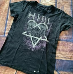 Street Hip Hop Him Band Graphic T-Shirt Goth Star Girl Boy Y2k Kawaii Clothes Men Women Anime Emo Short-Sleeved Oversize Y2k Tee