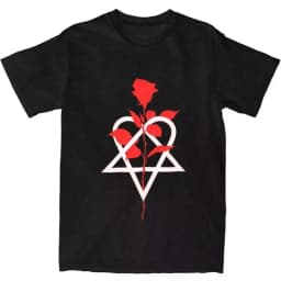 Street Hip Hop Him Band Graphic T-Shirt Goth Star Girl Boy Y2k Kawaii Clothes Men Women Anime Emo Short-Sleeved Oversize Y2k Tee