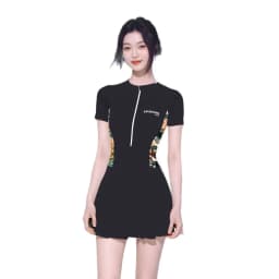 Swimsuit Women's One-piece Swimsuit New Cover Belly Slimming Conservative Hot Spring Swimming Pool Special Sports Swimsuit