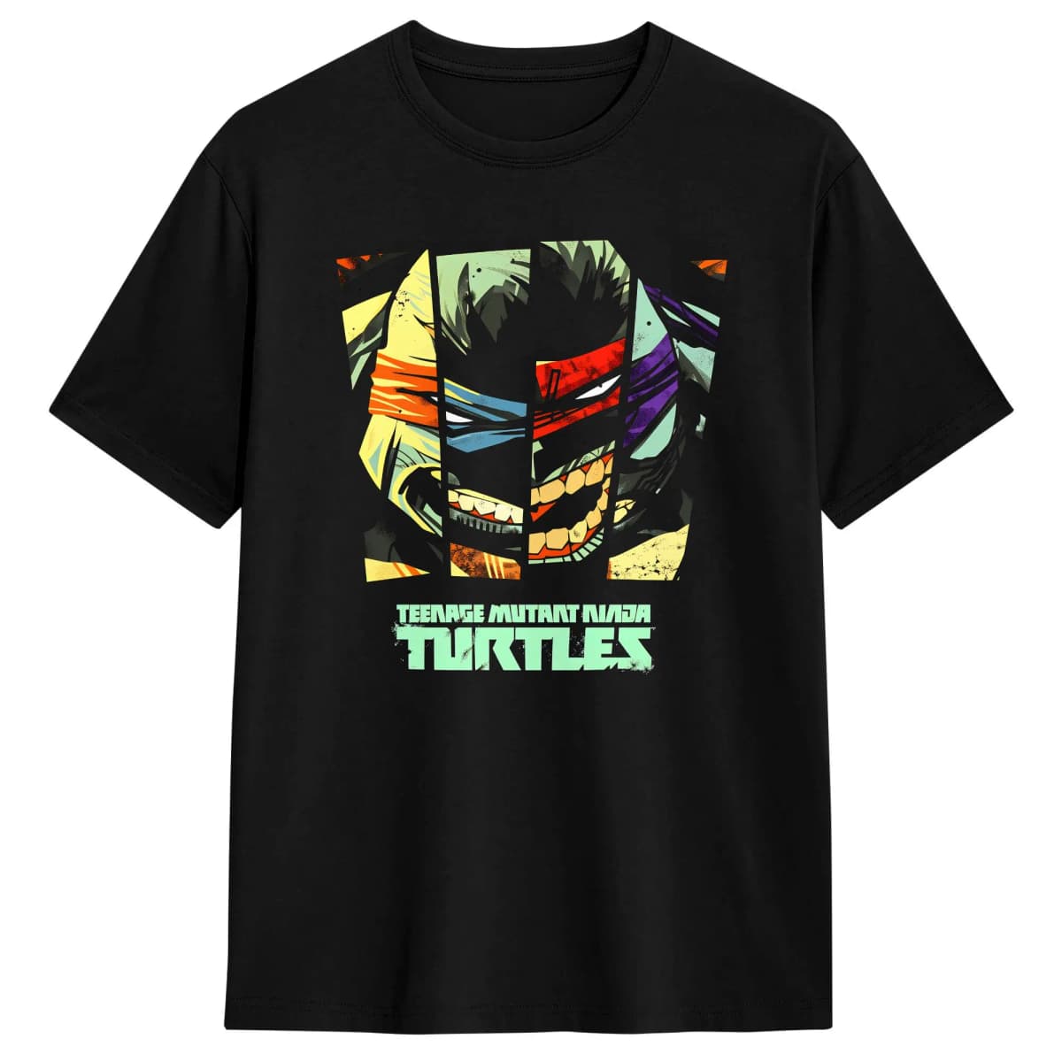 TMNT Face Strips Eastman T-Shirt Men Vintage T-Shirts Summer Breathable Harajuku Tee Shirt Cheap Oversized Tops
