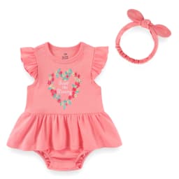 Cartoon Cute Baby Girl Clothing Set Ruffled Sleeveless Bodysuits Heaedband Summer Newborn Clothes 0-24 Months Infant Outfits