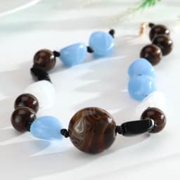 Fashion Acrylic Irregular Geometric Beads Choker Necklace New Handmade Knot Beaded Collar Necklaces Trendy Jewelry Gifts
