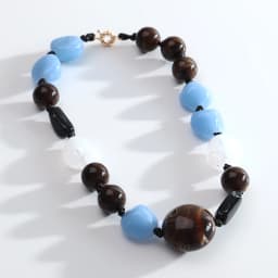 Fashion Acrylic Irregular Geometric Beads Choker Necklace New Handmade Knot Beaded Collar Necklaces Trendy Jewelry Gifts