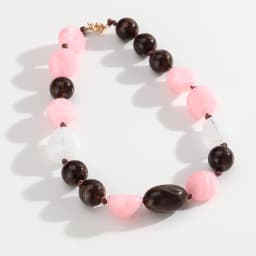Fashion Acrylic Irregular Geometric Beads Choker Necklace New Handmade Knot Beaded Collar Necklaces Trendy Jewelry Gifts