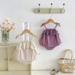 Summer Baby Girl Lace Sling Bodice Baby Girl Hollow Ruffled Princess Sling Bodice