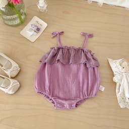 Summer Baby Girl Lace Sling Bodice Baby Girl Hollow Ruffled Princess Sling Bodice
