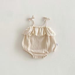 Summer Baby Girl Lace Sling Bodice Baby Girl Hollow Ruffled Princess Sling Bodice
