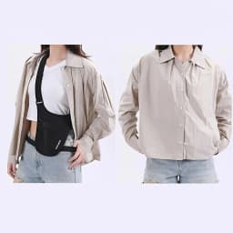 New Anti-Theft Travel Sport Waist Bag with Breathable Large Capacity Ultra-Thin Waterproof Concealed Belt Bag Chest Bag