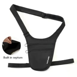 New Anti-Theft Travel Sport Waist Bag with Breathable Large Capacity Ultra-Thin Waterproof Concealed Belt Bag Chest Bag