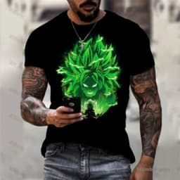 Summer Men's All Match Gym Goku Tops Dragon Ball T-shirt Kakarot Vegeta Super Saiyan Tshirt