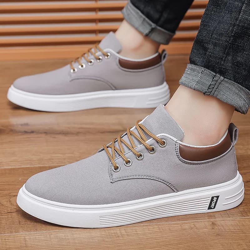 Breathable Men's Canvas Shoes Student Casual Sports Shoes Trendy Youth Board Shoes 2026 New