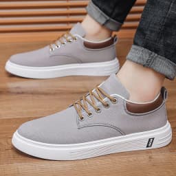 Breathable Men's Canvas Shoes Student Casual Sports Shoes Trendy Youth Board Shoes 2026 New