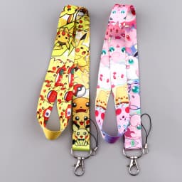 Wholesale Mix 5/10/20Pcs/set Cute Anime Elf Monster Neck Strap For Phone Keys ID Card Holder Cool Accessories Gift For Friends
