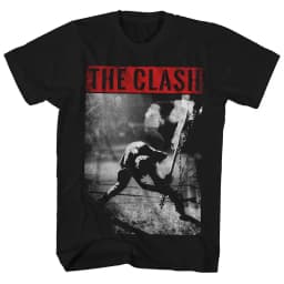 The Clash Collision Band London Calling, A Casual T-shirt Men's and Women's Luxury Band Brand, Featuring Dropped Guitarists