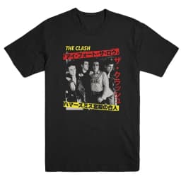 The Clash Collision Band London Calling, A Casual T-shirt Men's and Women's Luxury Band Brand, Featuring Dropped Guitarists