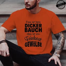 Men's Fashion T-shirt Summer Streetwear Round Neck Casual Camisetas T-shirt Das Ist Kein DICKER BAUCH Design T-Shirts Tee Tops